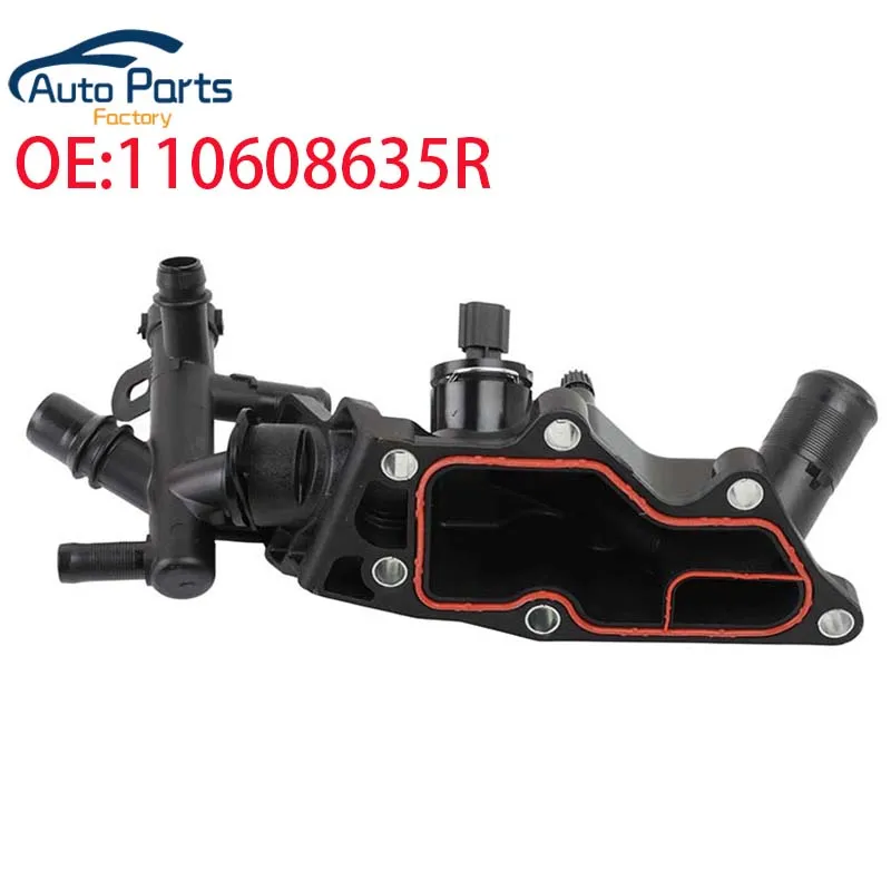 Nuevo termostato de coche, carcasa de termostato automotriz para Renault Clio IV Capture Grand Scenic III Kangoo Megane 110608635R