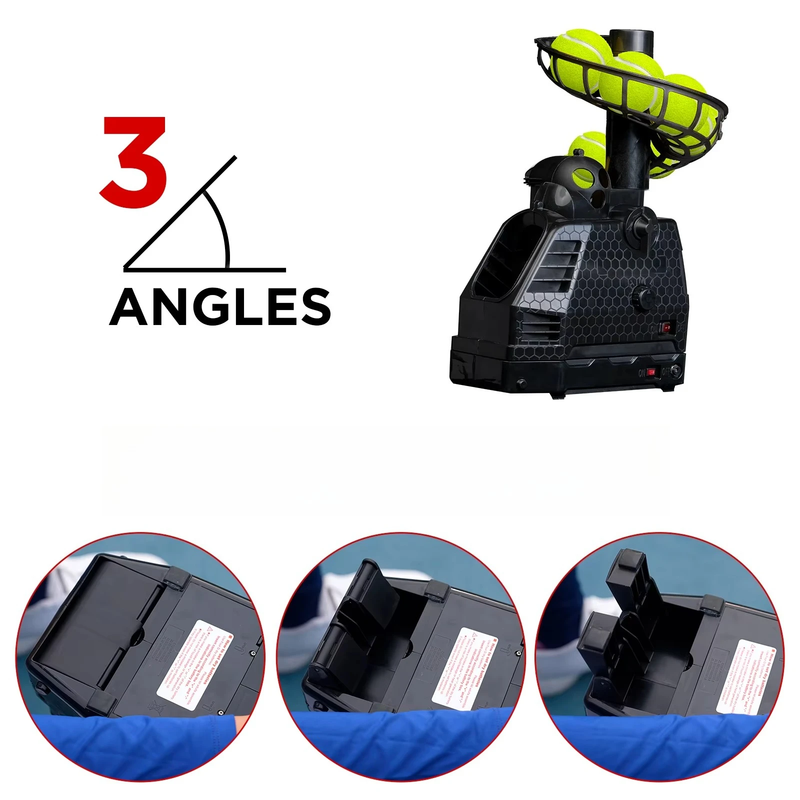 680NT 2 in 1 Tennis Ball & Baseball Training Machine and Net Combo, Ball Recycling System, Includes 680BH and NT01