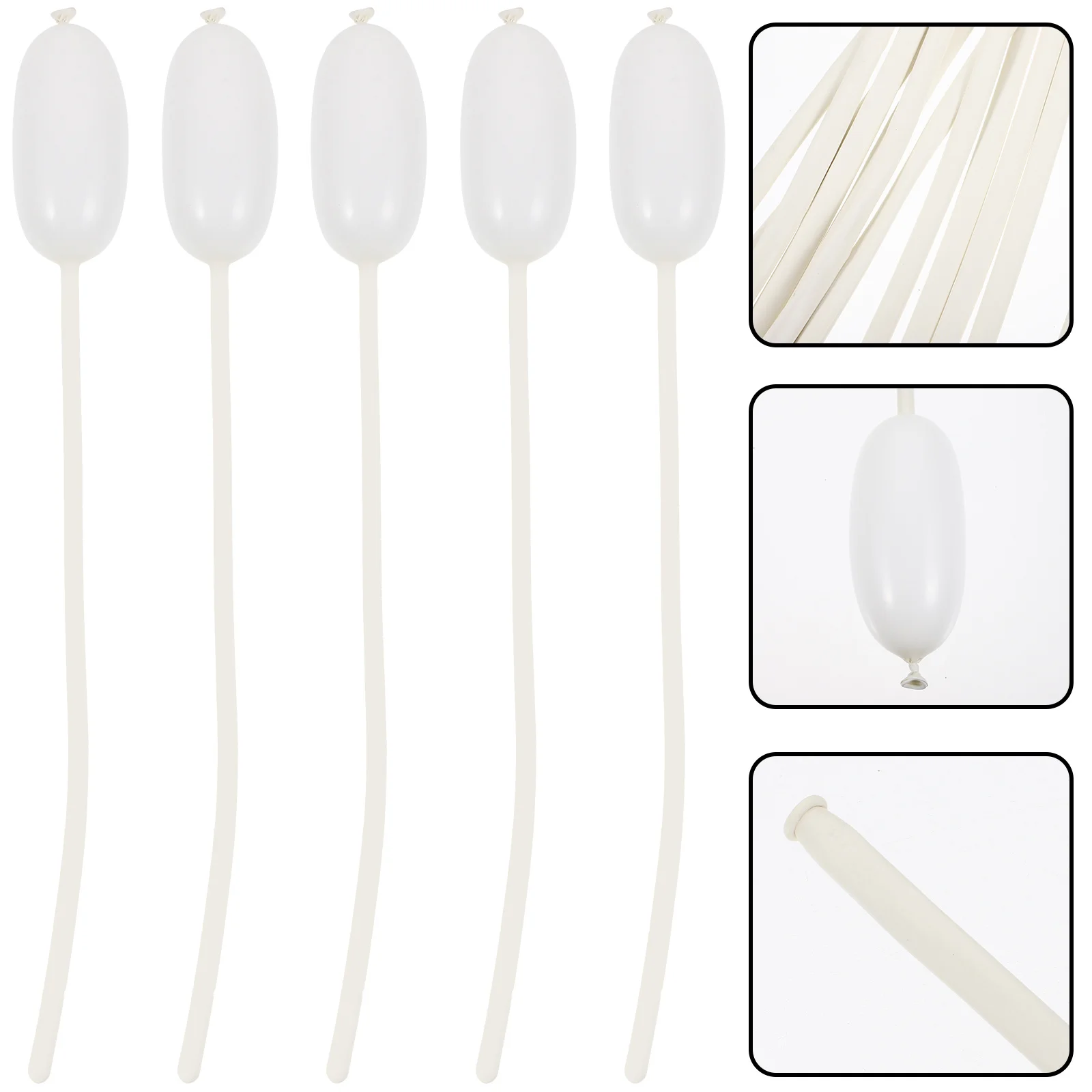 

100Pcs Latex Long Balloons DIY Party Decorations Safe Durable Easy Inflate Deflate Festive Atmosphere Long Balloons