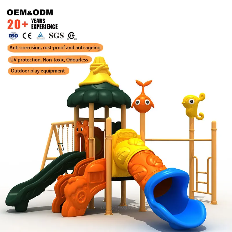 Ocean Animal Slide Swing Combo Set