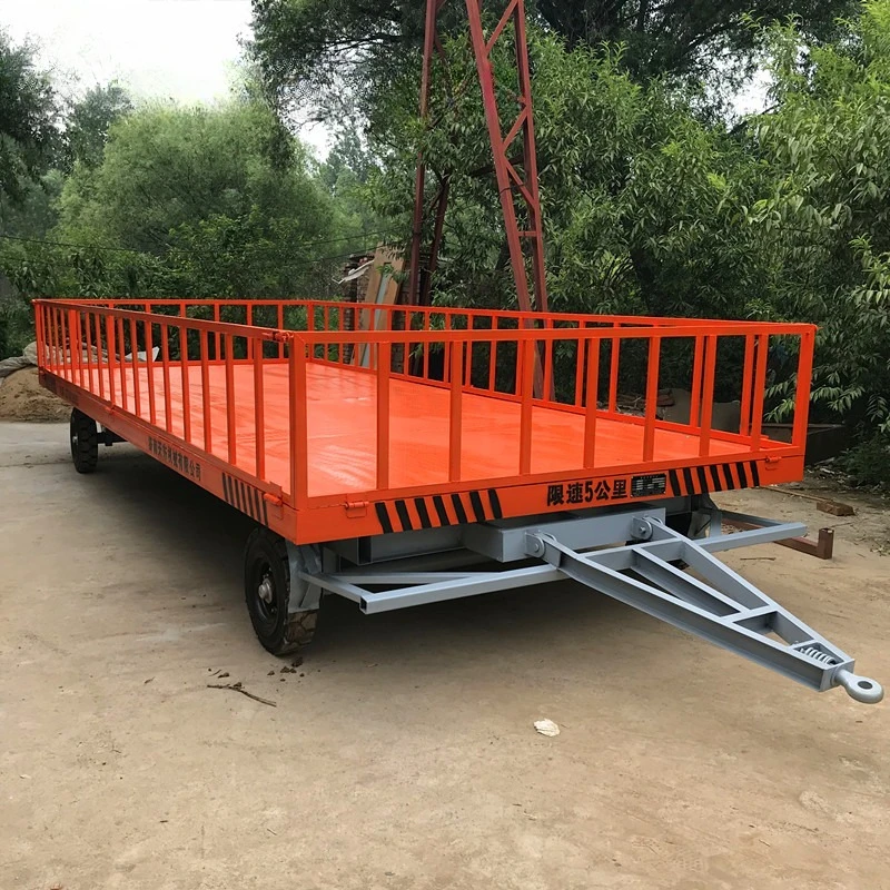 

Supply traction flatbed trailer heavy-duty traction flatbed truck factory truck 5-30 tons workshop cargo transporter