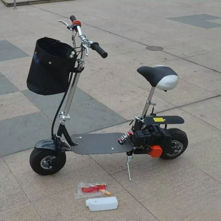 

Foldable Scooter Two-stroke Fuel Moped Steam Mini Pedal Scooter