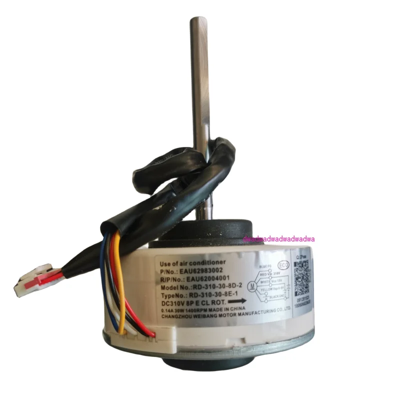 

DC310V 8P RD-310-30-8D-2/8E-1 motor for LG variable frequency air conditioning replacement indoor DC motor