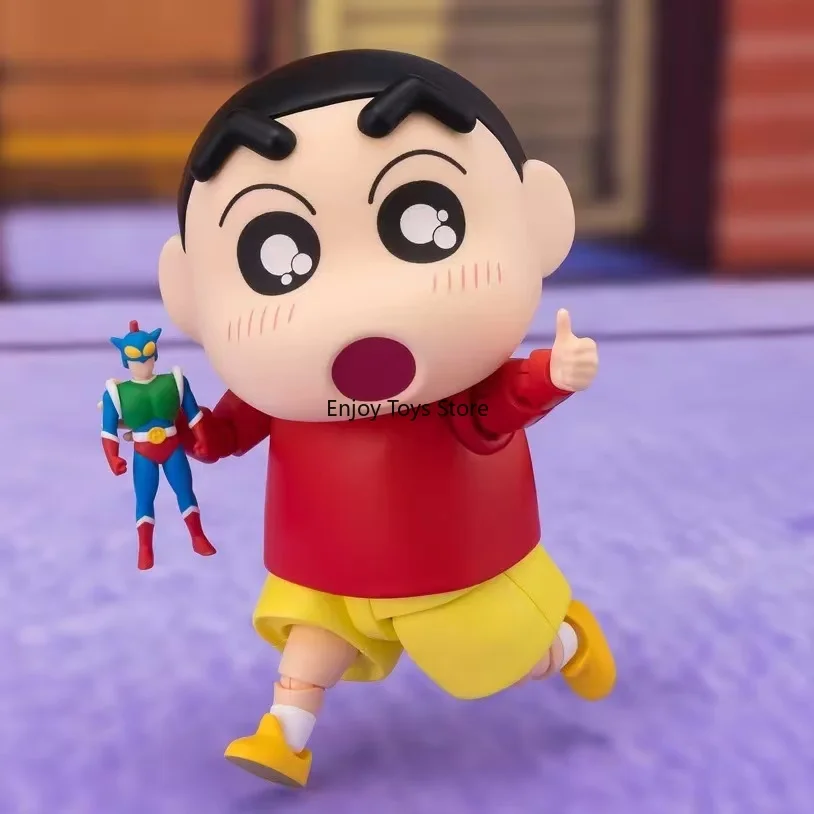 

In Stock Bandai SHF Primary School Student Shin Nohara Shinnosuke Mobile Finished Product Model