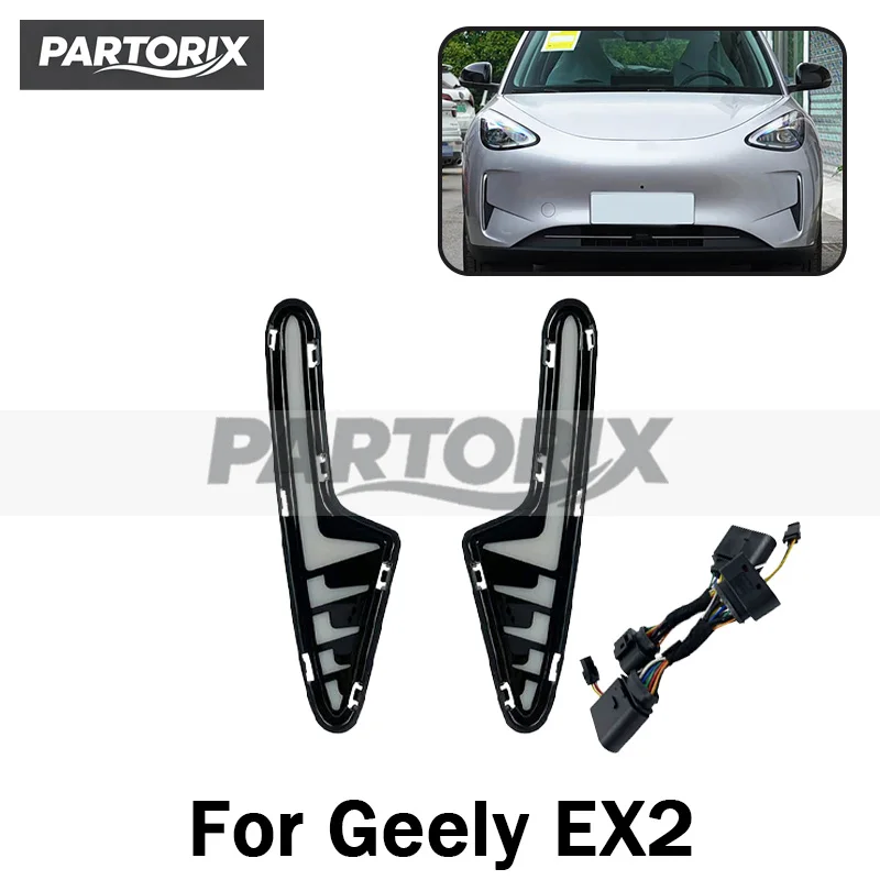 Front Bumper DRL Turn Signal Lamp For Geely EX2 Front Bumper Retrofit Auto Replacement Parts