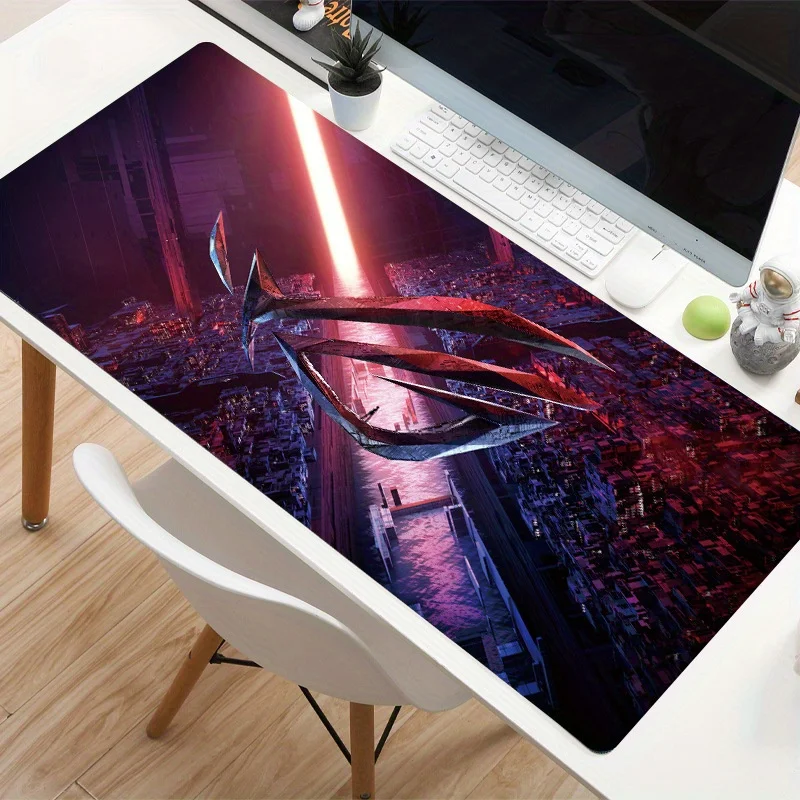 ASUS Xxl ماوس حصيرة جمهورية اللاعبين ROG كبير الألعاب ماوس الوسادة السجاد عدم الانزلاق المطاط الكمبيوتر حصيرة مكتبية لوحة المفاتيح سطح المكتب #5