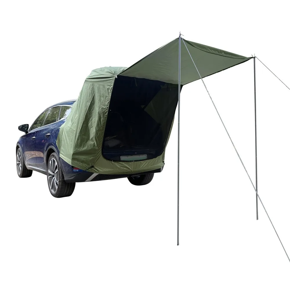 

Outdoor Car Tail Tent Camping Canopy Roof Extension Tent Sunshade Sunscreen And Rainproof