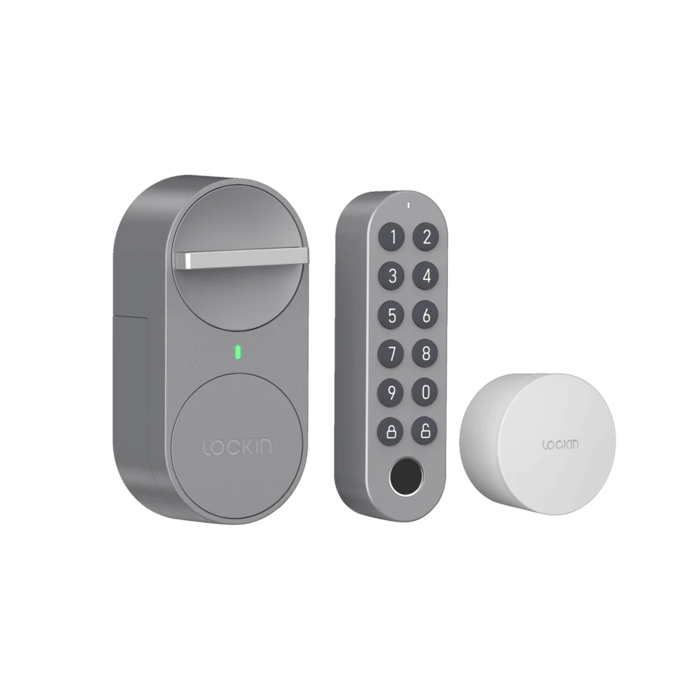 Lockin Smart Door Lock Tuya G30 Pro Fingerprint Password Phone Unlock Automatic Keyless Lock Support  Smart Home Alexa Google