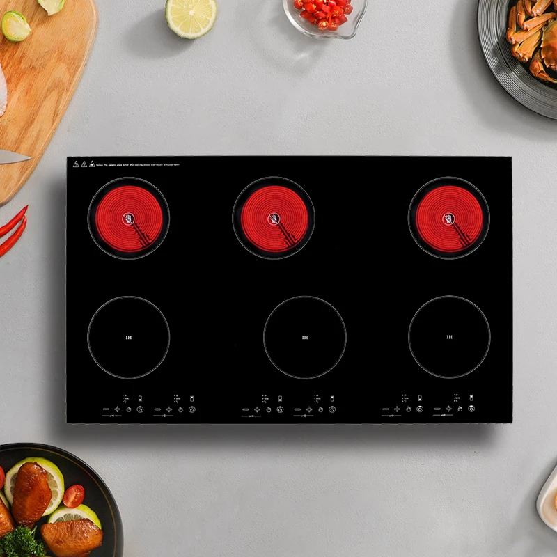 Induction Cooker Induction Cooker Factory Kitchen Appliances 6 Burner Touch Control Stove Induction Cooktop