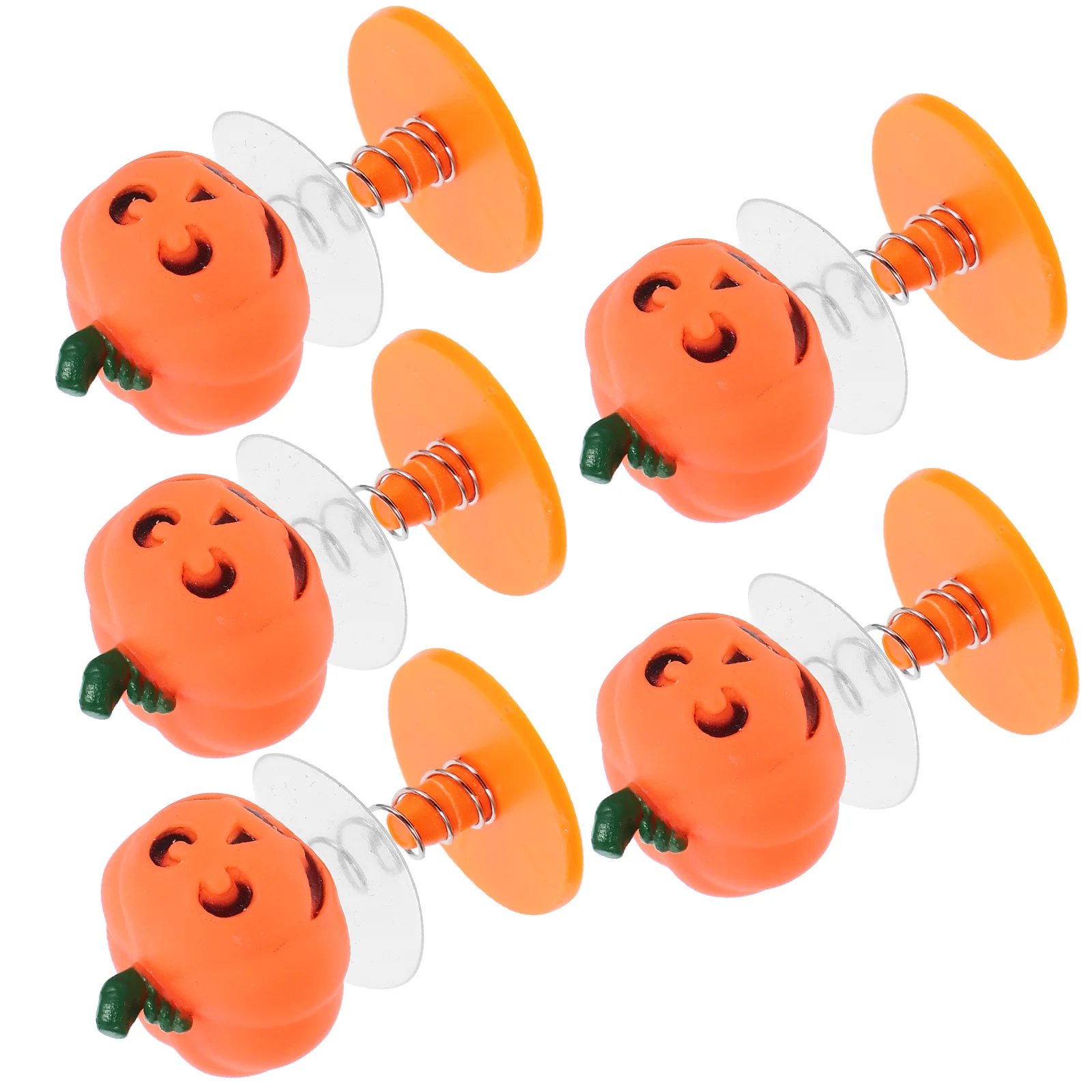 5 pçs halloween primavera pulando figuras dos desenhos animados cores brilhantes favores festa crianças decoração de mesa suprimentos festival de halloween