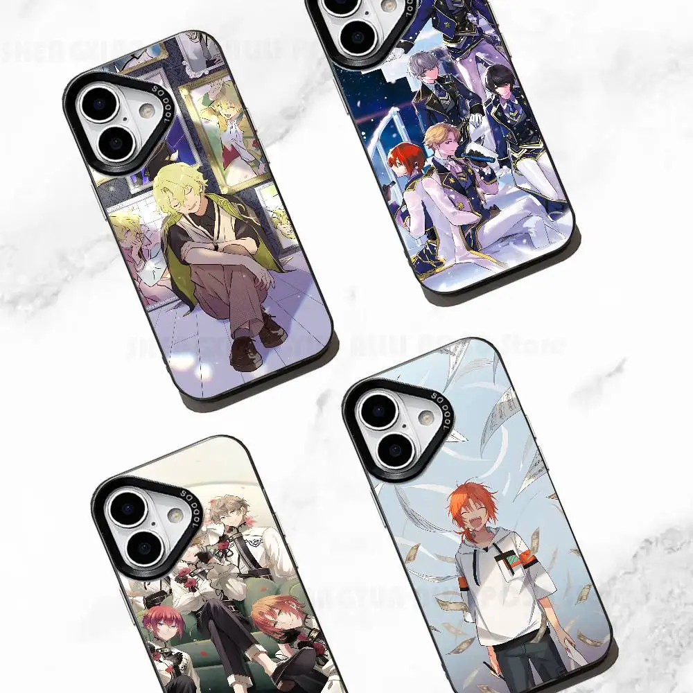 

Cute Cartoon E-Ensemble Stars Phone Case For IPhone 17 16e 16 15 14 13 12 Pro Max X XR XS MAX Back Cover