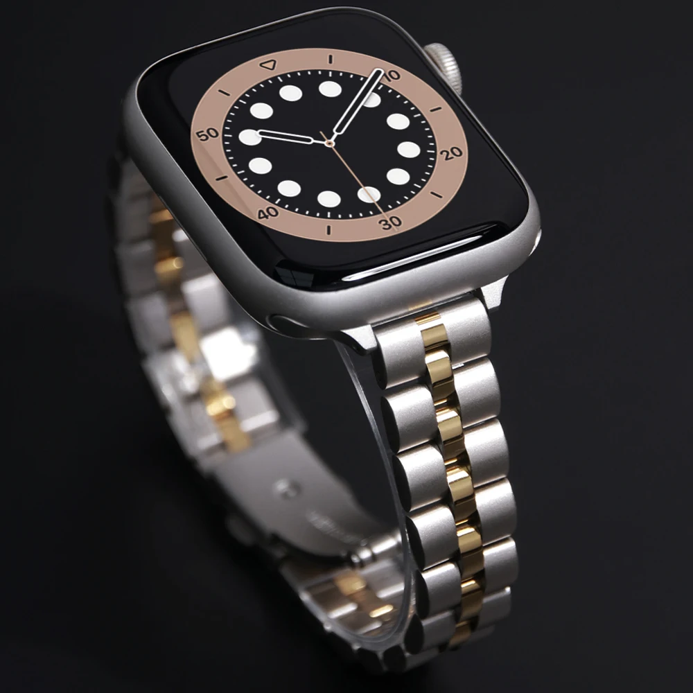 

Тонкий ремешок для Apple Watch Band 46 мм 42 мм 44 мм 45 мм 40 мм 38 мм 49 мм Браслет из нержавеющей стали Iwatch Series 11 10 9 8 Ultra 3 2 SE