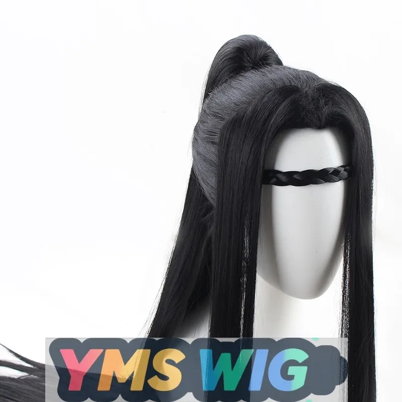 [YMS WIG] Ancient Costume Ancient Wig Male Cos Wig City Personification Chengdu Fake Hair Beauty Pointed Silver Gray