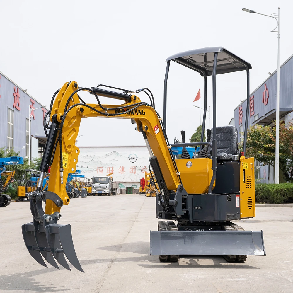 Tür zu Tür 1 Tonne 1,5 Tonnen kleiner Crawler größer 1000kg Micro Pelle 1500kg Mini bagger für den Verkauf in USA Lager