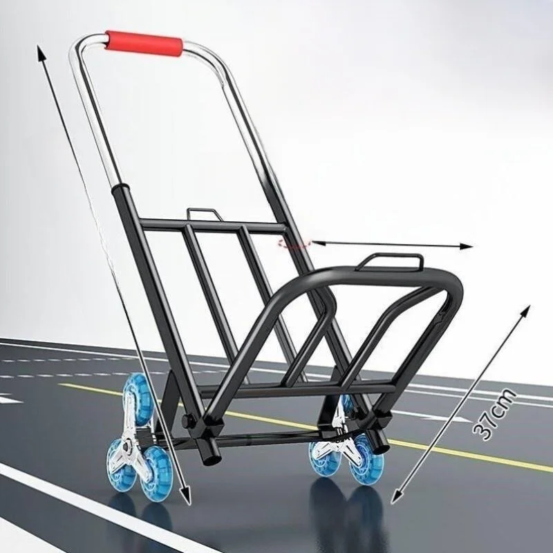 portable-folding-hand-truck-home-use-goods-lifting-downstairs-stair-climbing-non-motorized-shopping-cart