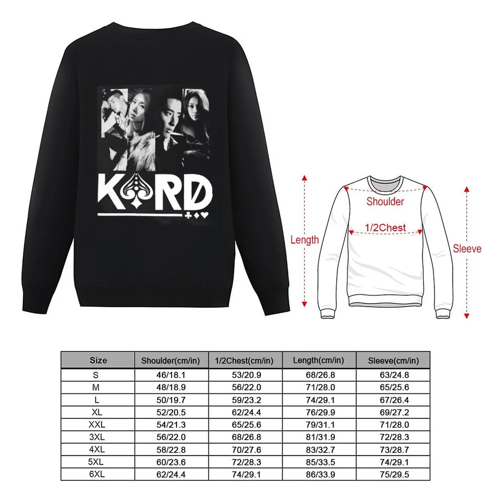 KARD السترة الملابس الجمالية النمط الياباني الجرافيك تي شيرت الرجال الخريف منتجات جديدة بلوزات كبيرة الحجم