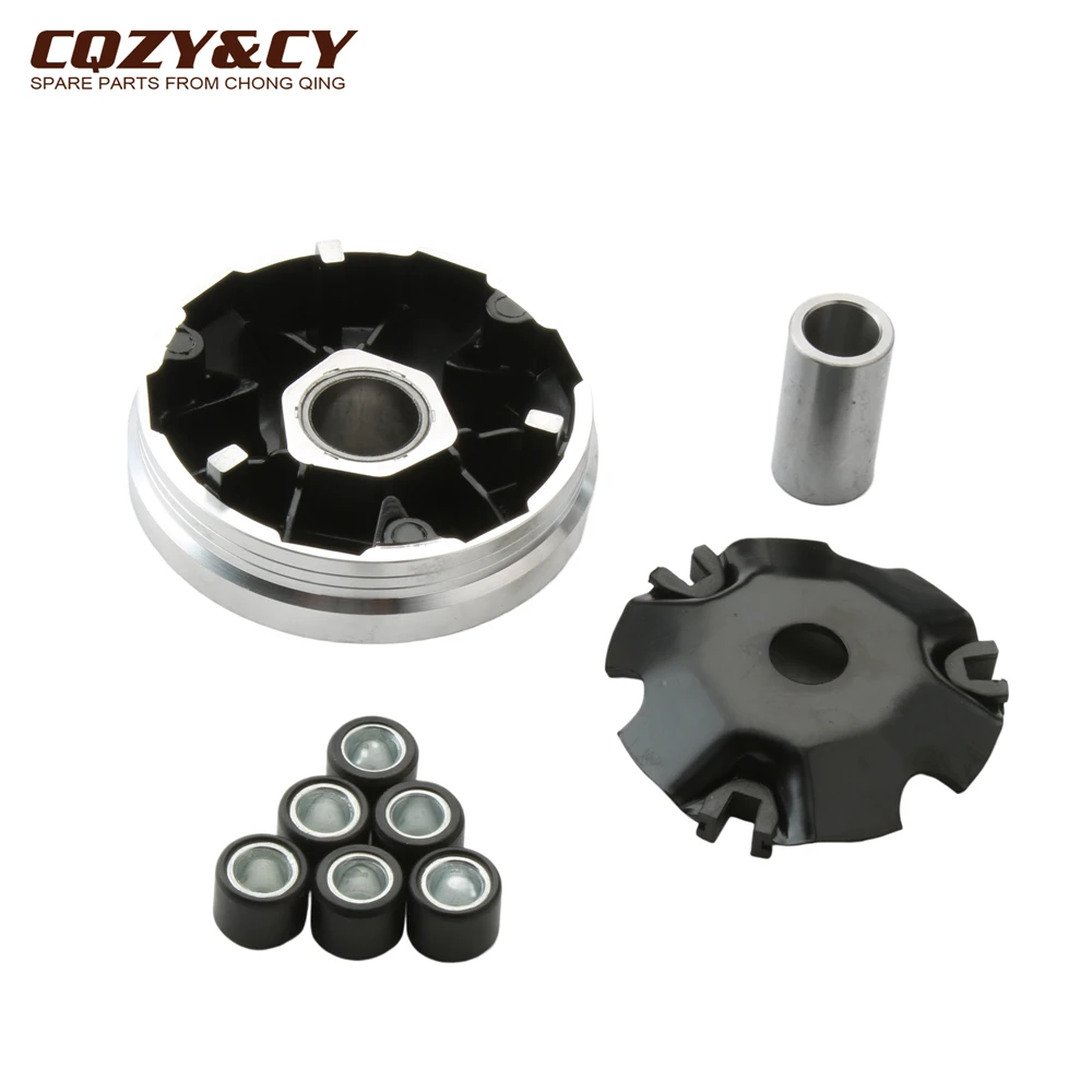 Zestaw wariatorów do wyścigów skuterów 6.6g zestaw rolek waga dla SYM Fiddle 2 50cc 4-suwowy AC