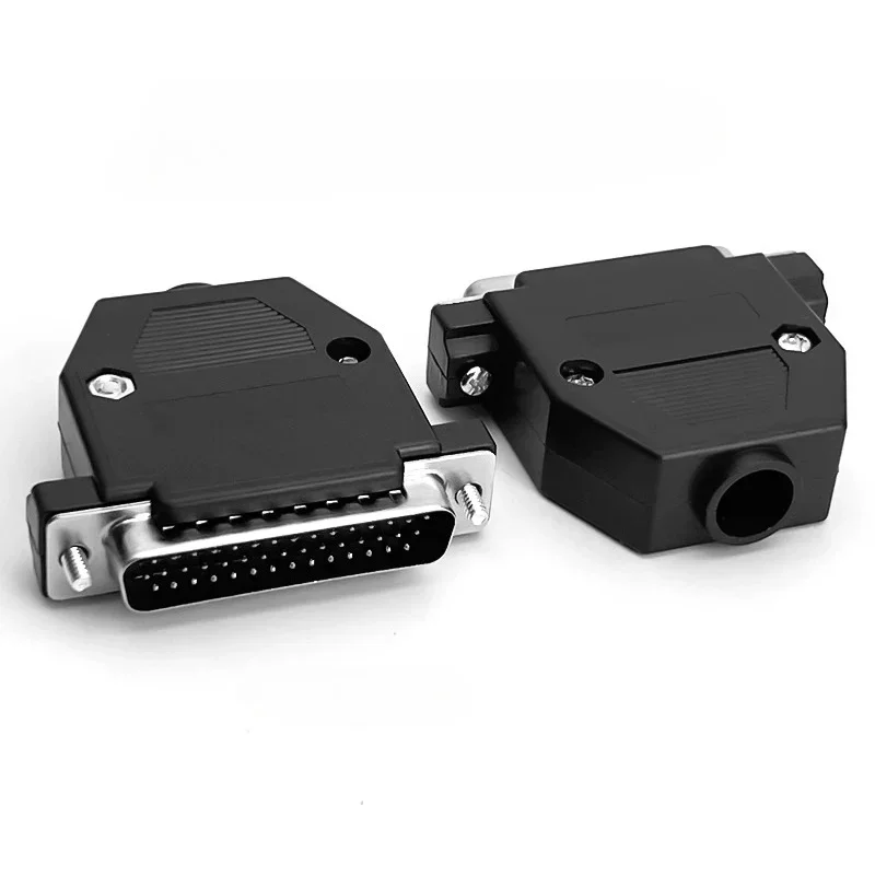 44Pin DB44P SCSI Server Connector Solder Cup 3Row Male Female Plug Socket Hood Industrial Serial Port Welding Type Cable Adapter