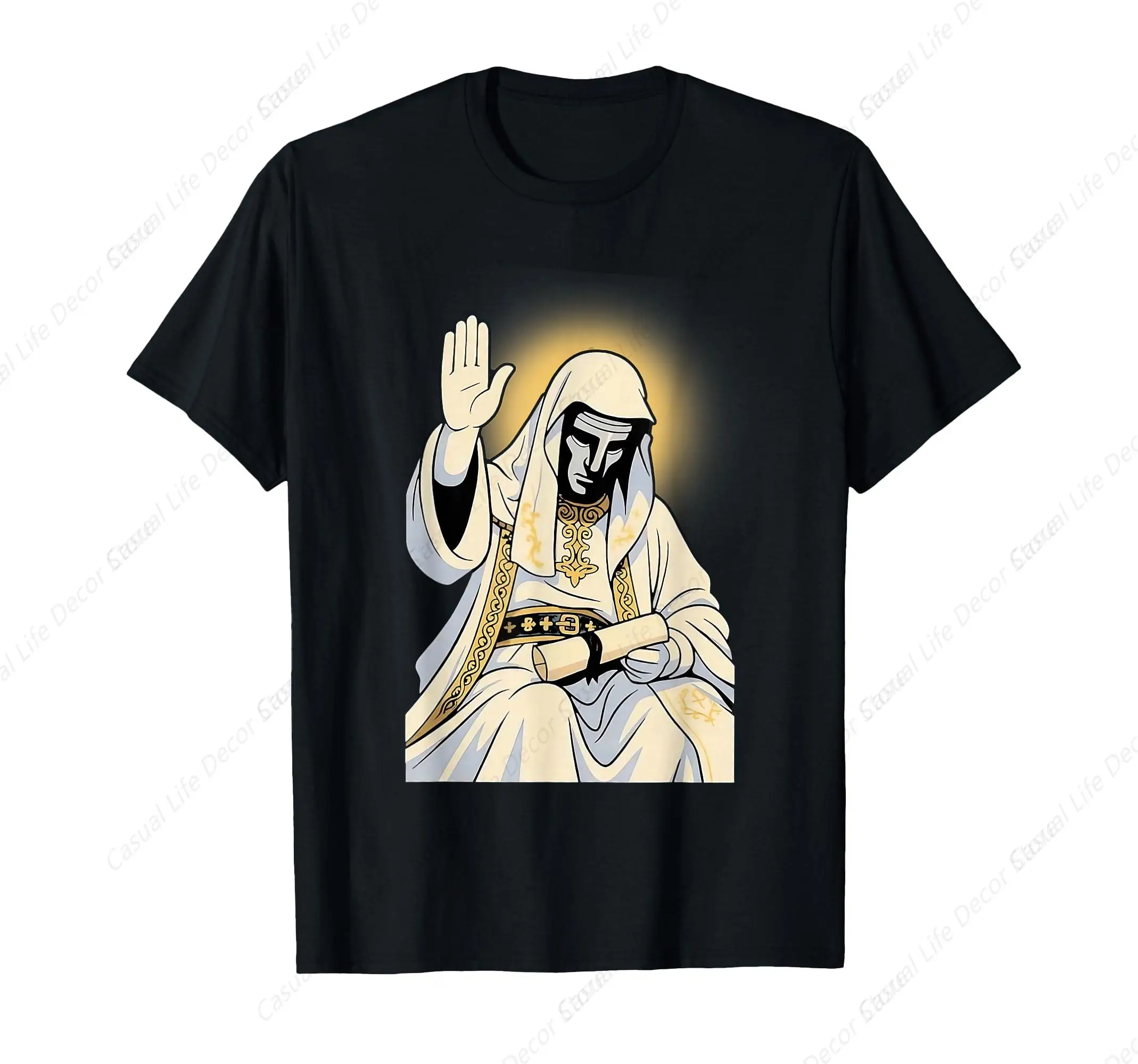 

Sliver Mask King The Leper King Warrior T-Shirt