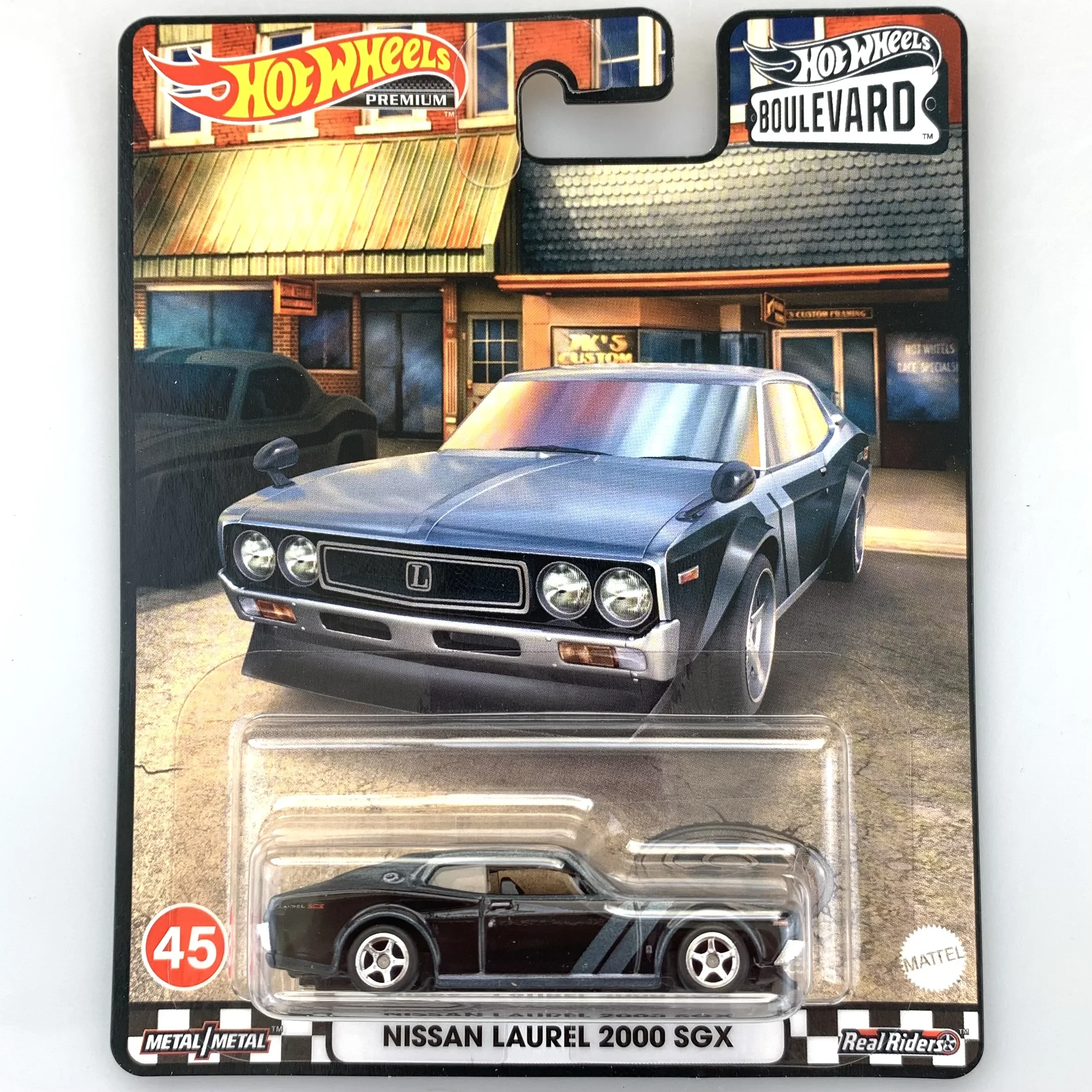 Hot Wheels-Voiture Volkswagen pour enfants, véhicule haut de gamme, boulevard Nissan Laurel 2000 SGX, moulé sous pression 1:64, bus, jouets pour