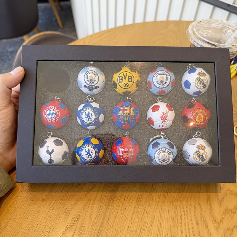 Llavero de Fútbol de la Liga de Campeones FIFA 2026, Colgante de Clubes como AC Milan, Barcelona, Madrid, Chelsea, París, para Fanáticos del Fútbol, Adorno para Mochila, Regalo