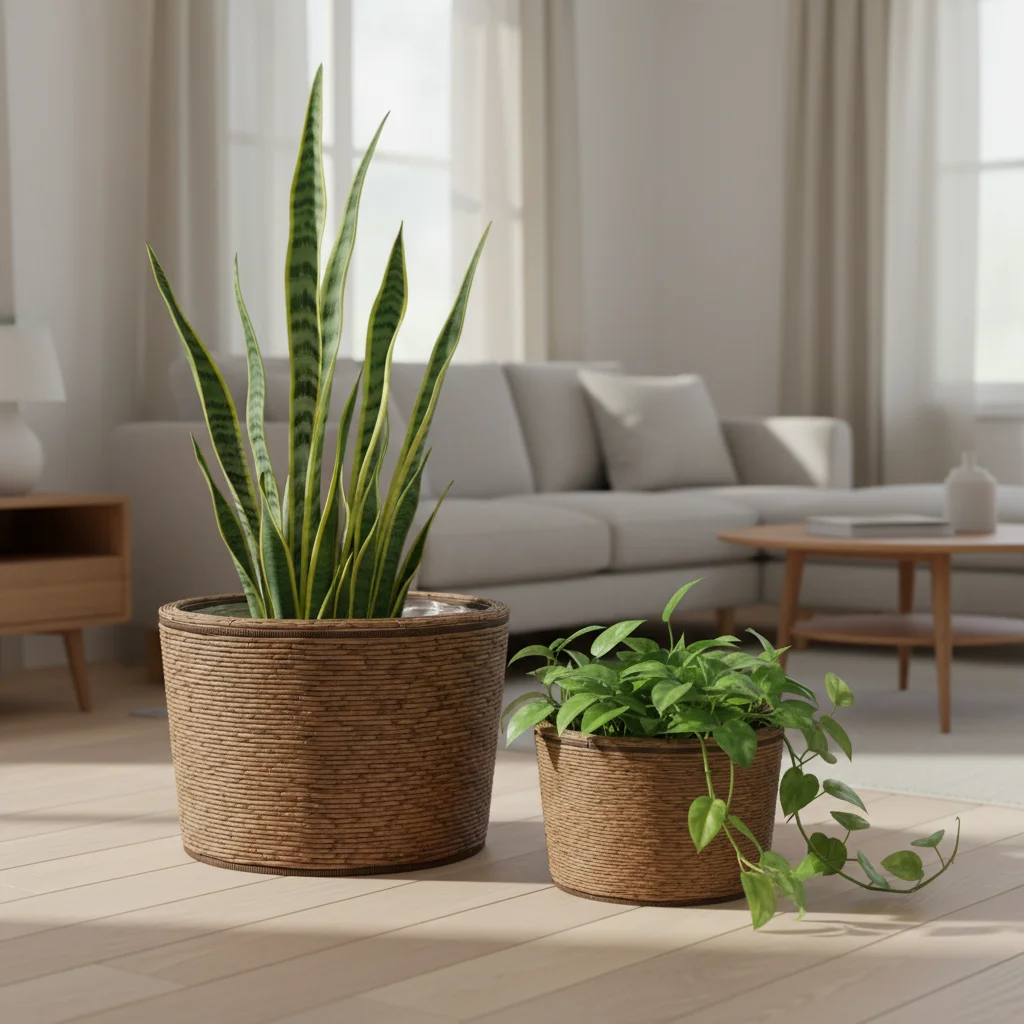Nordischer Stil Gewebter Grask – Rattan Plant Basket Bewertung und Preis
