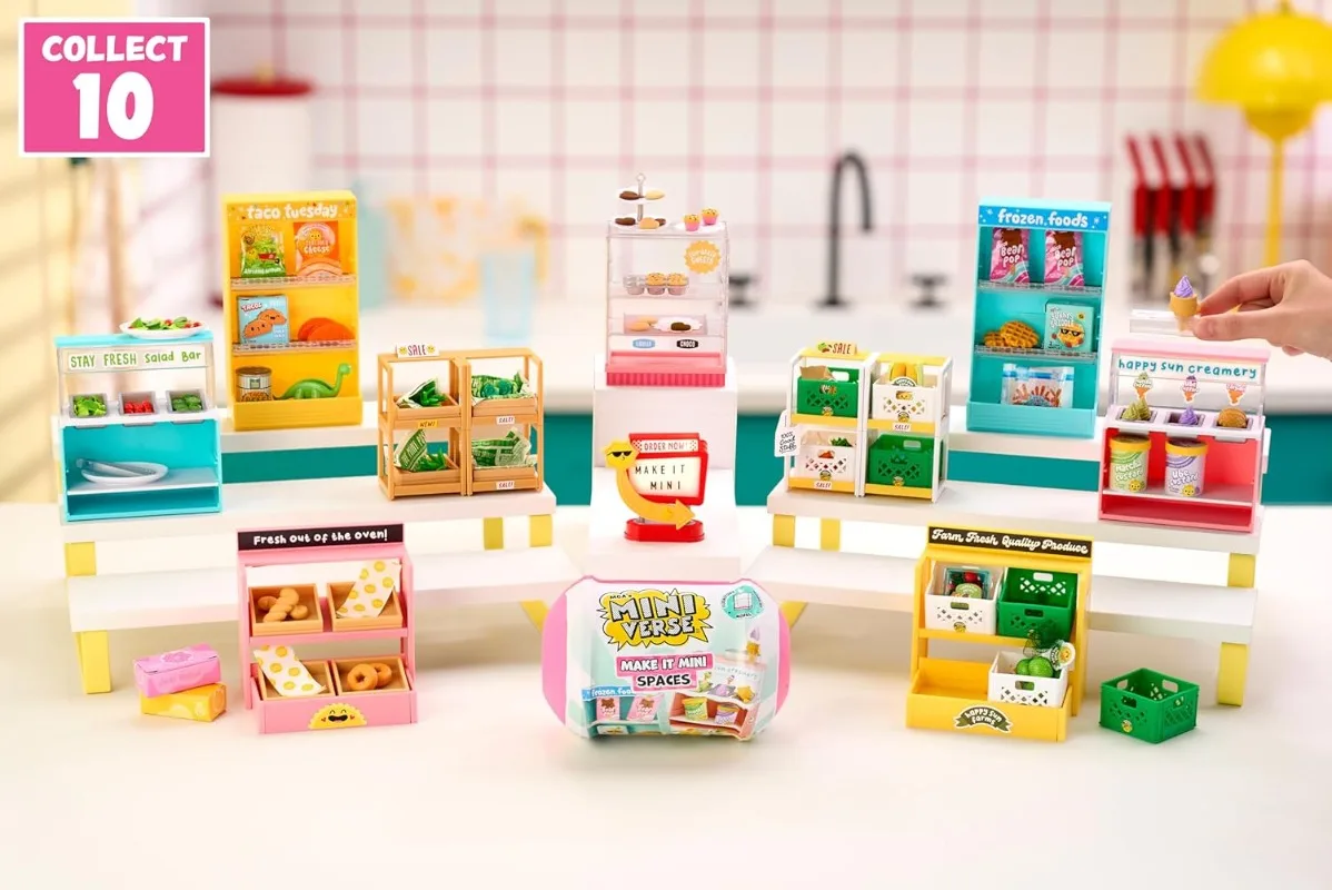 مفاجأة جديدة MGA Miniverse Make It مساحات صغيرة أثاث مقتنيات صغيرة طبق الاصل نباتات طبق الأصل مخصصة لتقوم بها بنفسك الحرف اليدوية