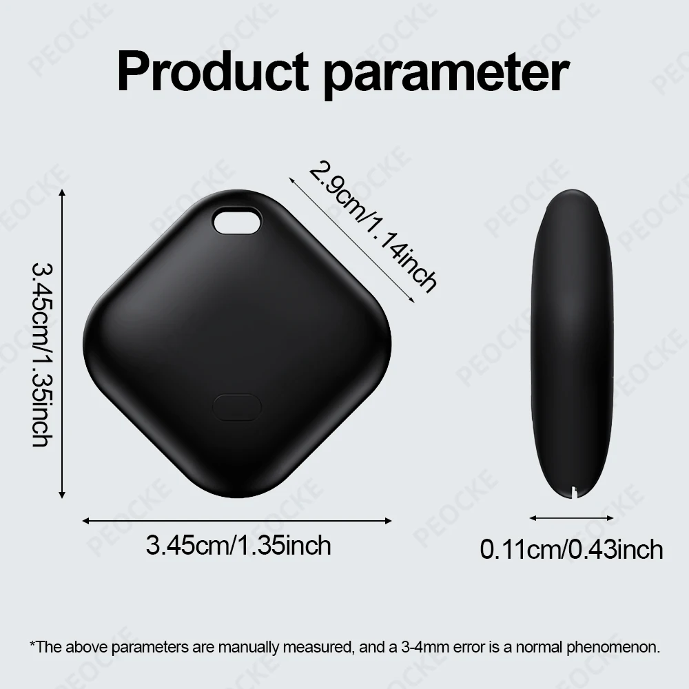 Android Smart Location Tag Anti-Lost Bluetooth Locator GPS Tracker Alternative to AirTag Item Finder Works with Google Find Hub - view 5