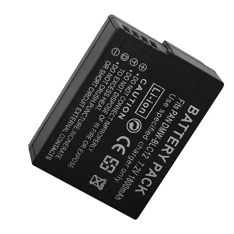 DMW-BLC12 BLC12E Battery 1800mAh Rechargeable Batteries for Panasonic Lumix FZ1000 FZ200 FZ300 G5 G6 G7 GH2 GX8 Camera Battery
