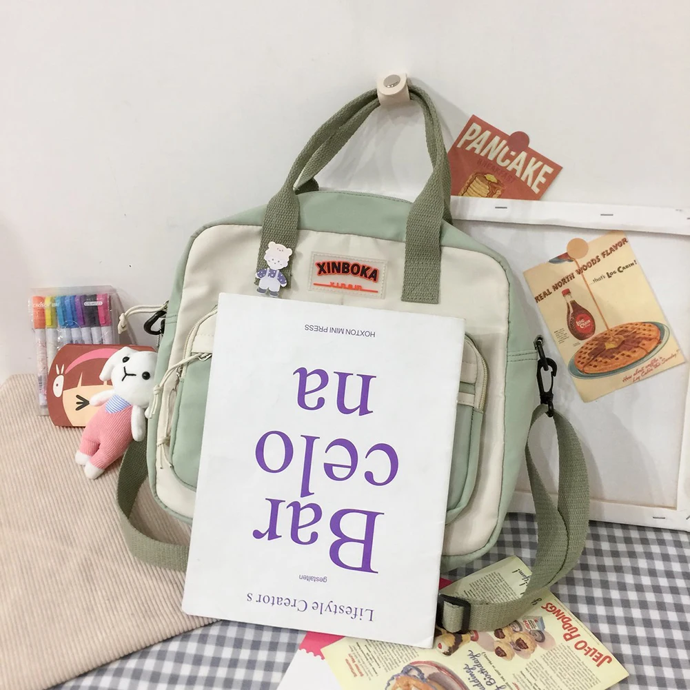 Korean Student Schoolbag Japanese Nylon Backpack Girl Travel Totes Shoulder Bags for Women Students Shopping Travel