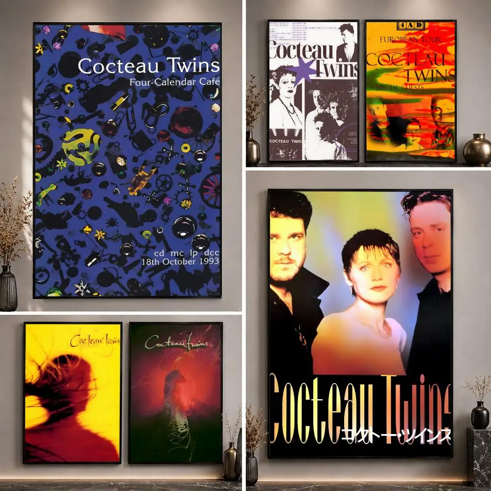 Band Cocteau Twins Heaven Or Las Vegas Poster HD PP Waterproof Eco-Friendly For Kitchen Bathroom Wall Art Bedroom Home Decor