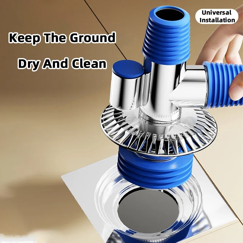

Universal Washing Machine Floor Drain Multifunctional Drain Connector Sink Sewer Washroom Accessories Hose Adapter Disposer