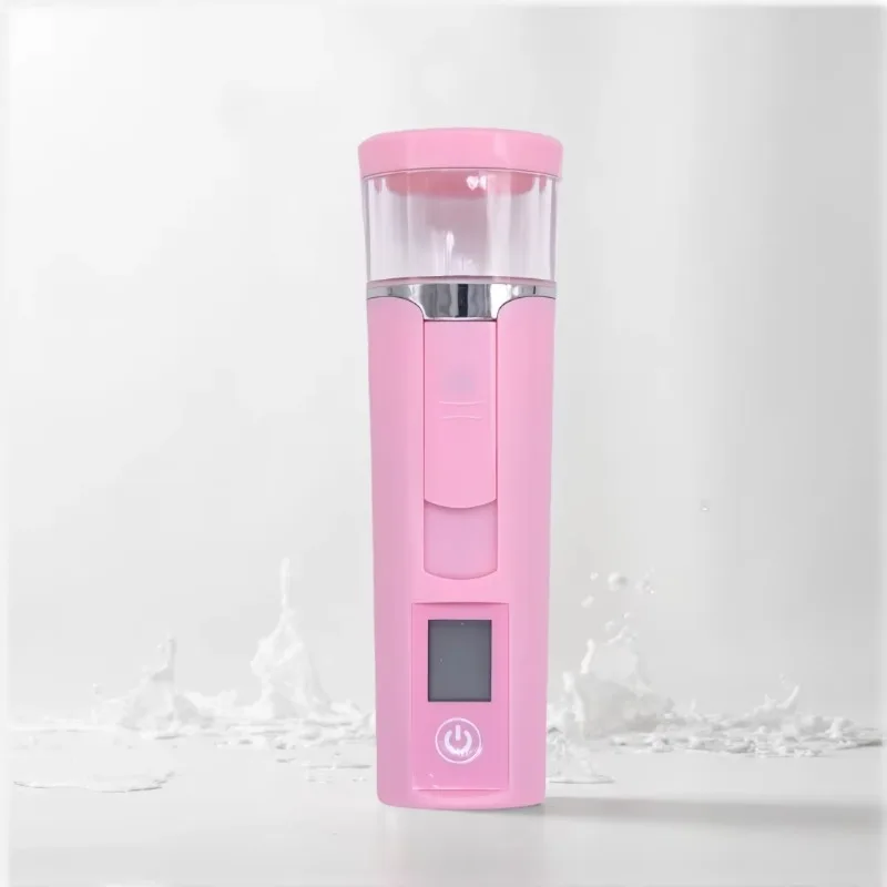 2 in 1 Portable Mini Facial Steamer Skin Test Nano Mister 25ml Spray Face Mist Sprayer Deep Hydrating Usb Nano Mist Sprayer