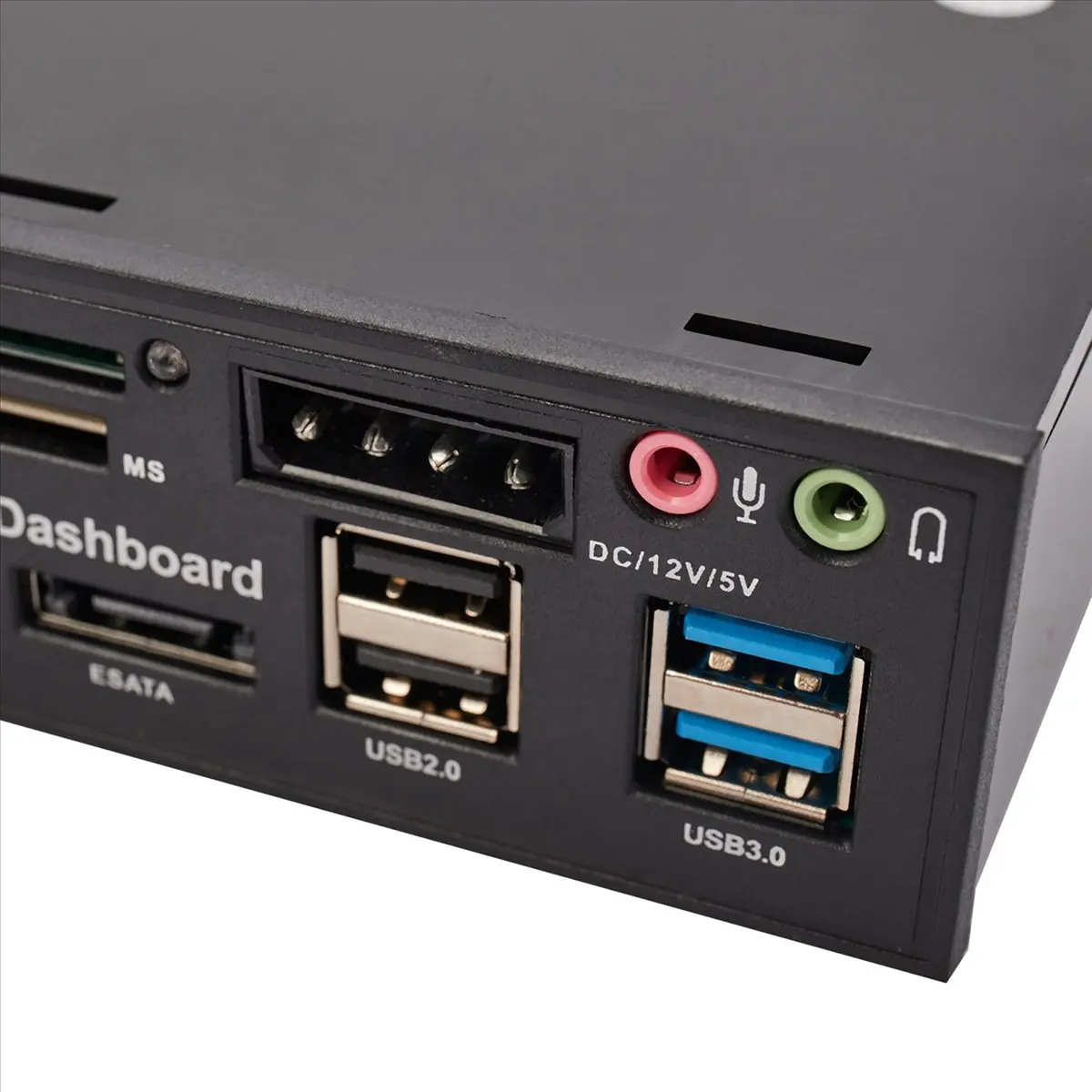 

Okay 2pcs 5.25 Inch Usb 3.0 Front Panel Pc Usb 3.0/2.0 Hub E-Sata Sata Audio Multi Card Reader