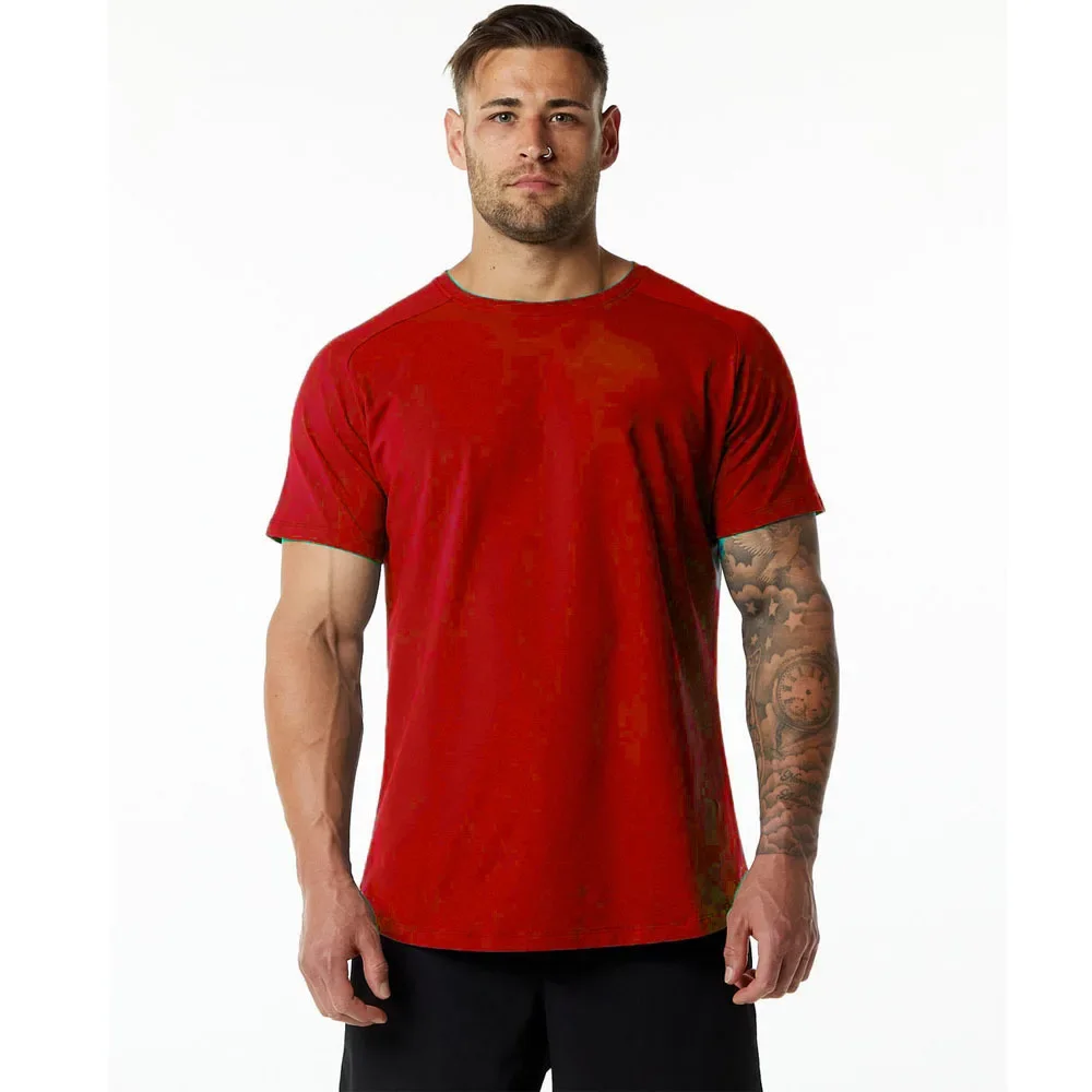 2024 New Summer Mens Fashion100% Cotton O-neck Tshirts Outdoor Casual Black White T Shirts Tops