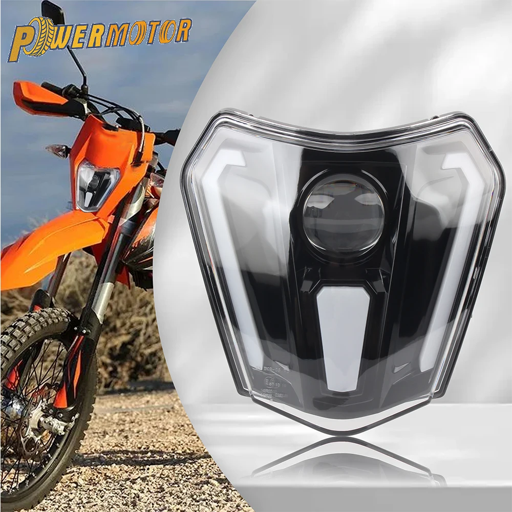 

Motorcycle LED Headlight Wick Light For KTM EXC EXCF SX SXF XC XCF XCW XCFW 125 250 300 350 400 450 525 530 Enduro Dirt Bike