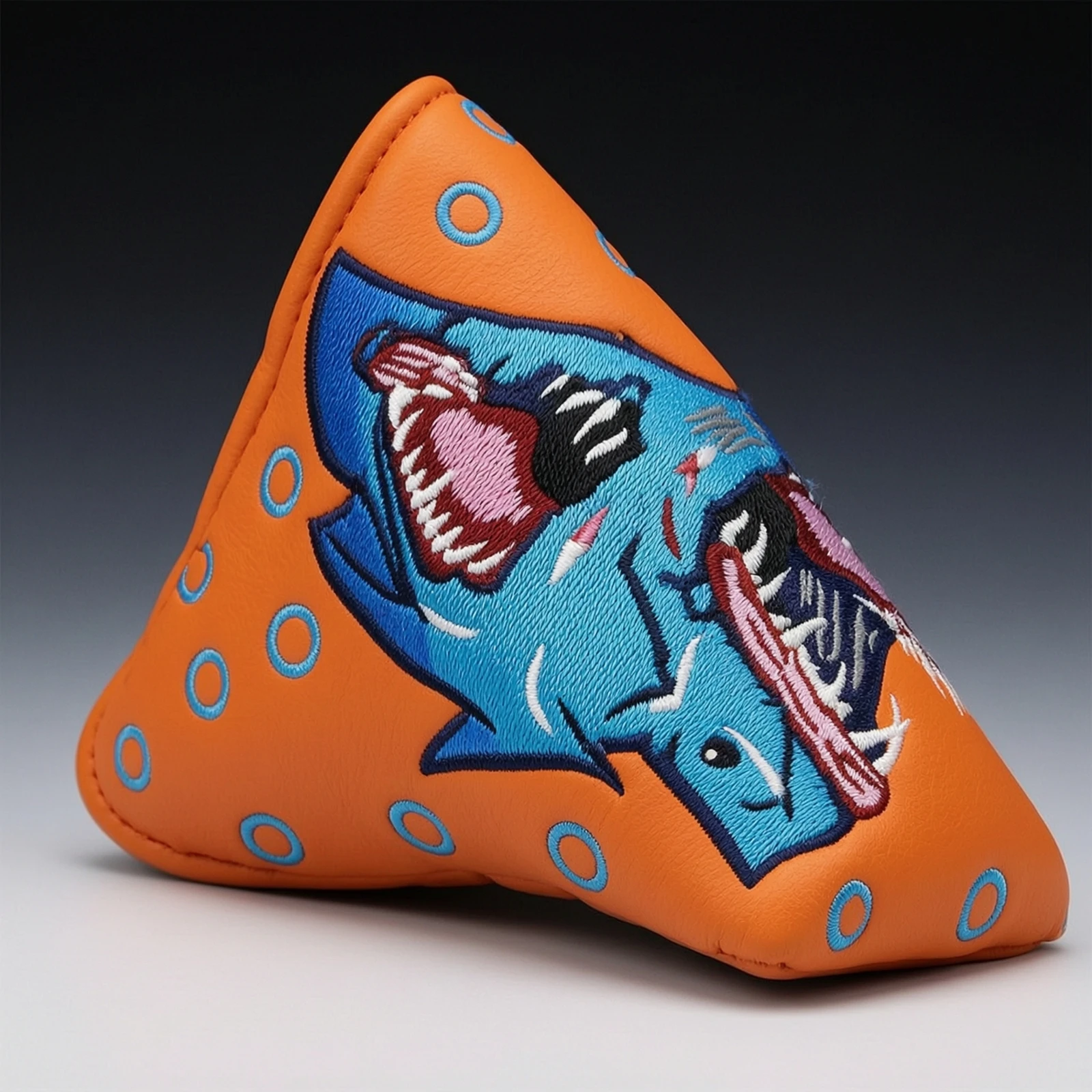 Putter Cover with Shark Embroidery Slip-on Blade Putter Cover Blade Headcover Long-Lasting Easy to Clean for Golfers