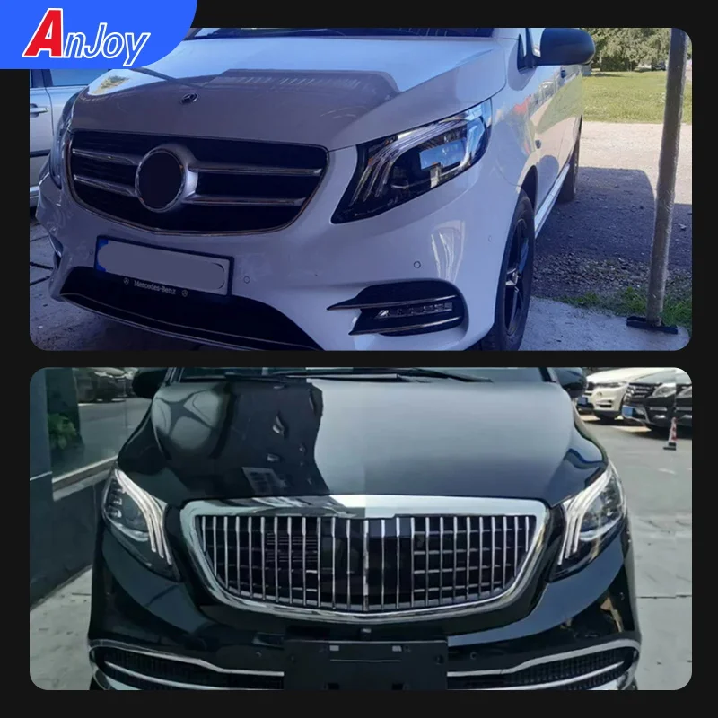 Lampa samochodowa do Vito W447 Metris V Class 2015-2020 LED Auto Reflektory Zespół Aktualizacja Maybach Design LHD RHD Styling Facelift