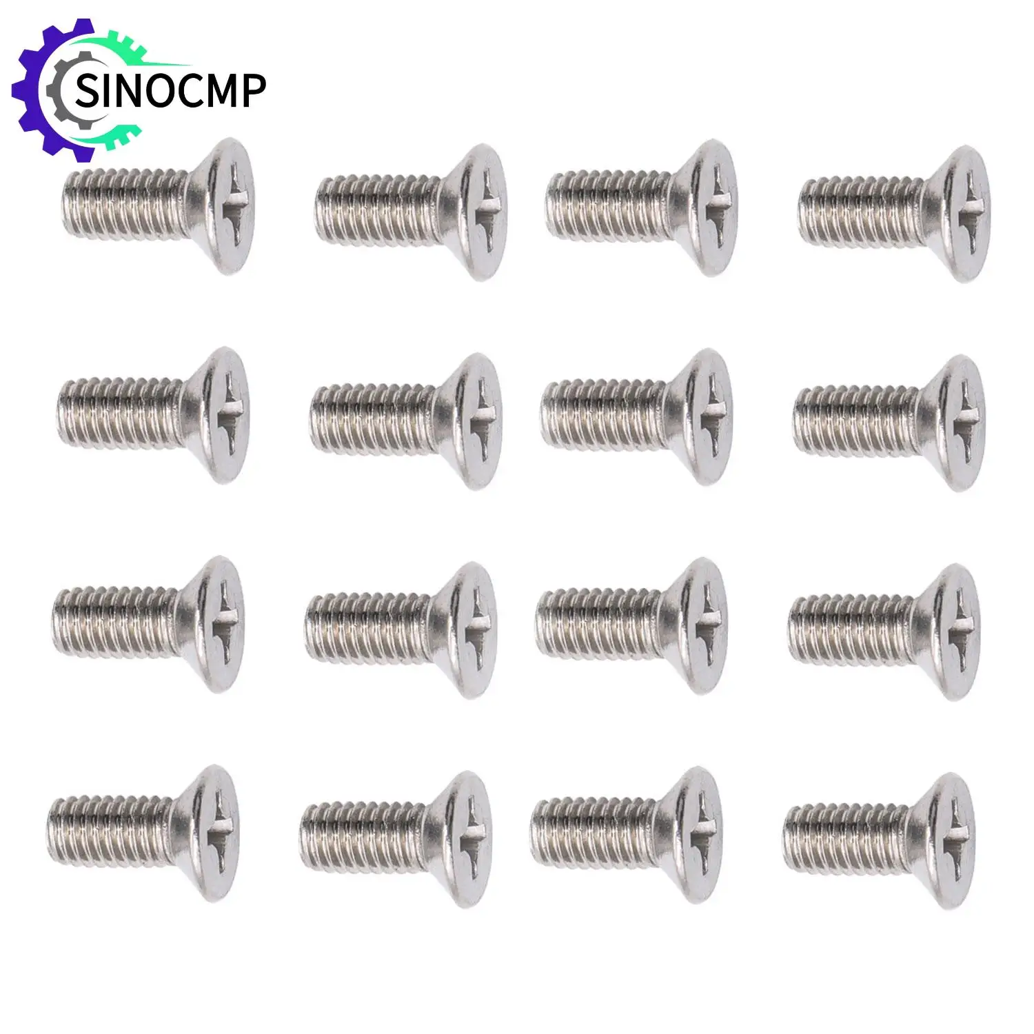

16Pcs Screws Rotor Brake Disc Retaining 93600-06014-0H for Honda Acura Accord 1985-88 Crosstour 10-11 Civic del Sol 93600060140H
