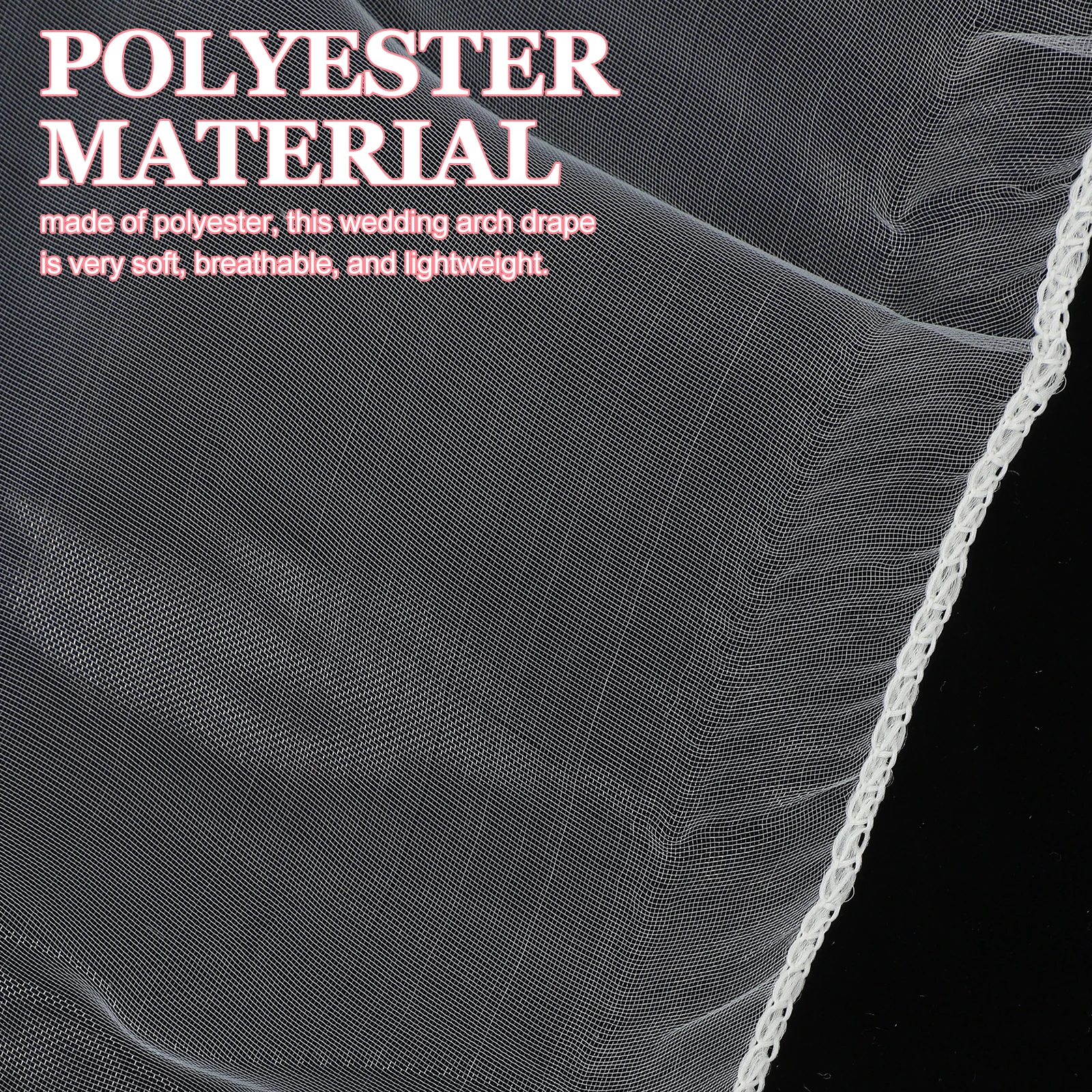 

Navy Blue 1.35x10M Valance Curtain Arch Drapes Wedding Ceremony Voile Panels Decorations Party Background Drapery Stage