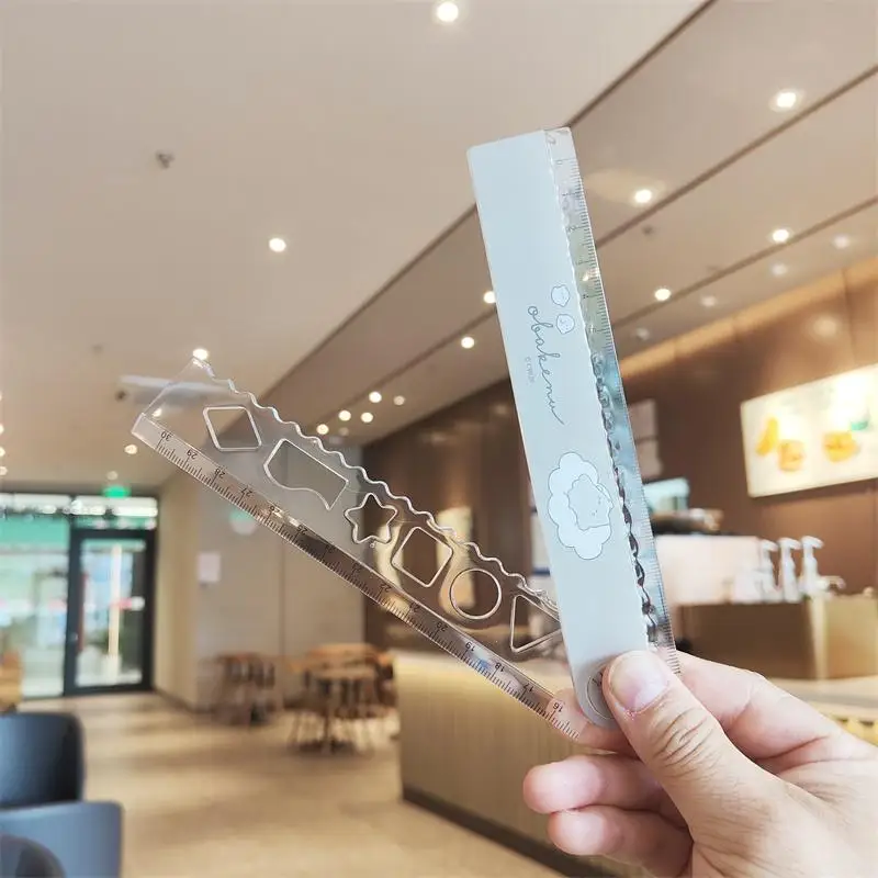 Rotating Folding Rulers Cartoon Multifunctional Folding Ruler Drawings and Measuring Learning Supplies Creative Stationery Gifts
