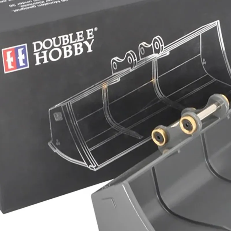 

1/16 S020-001 Metal Wide Bucket for DoubleE RC Electric Excavator Remote Control E010 E111 Hydraulic Digger Model Upgraded Parts