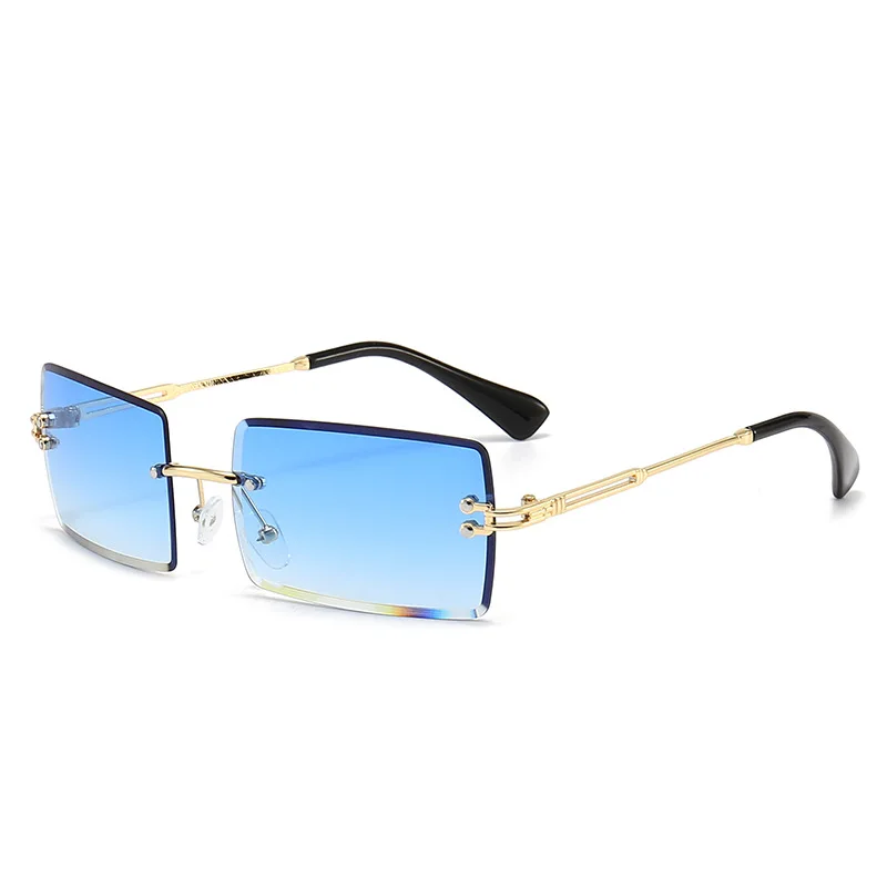 Neue Vintage Quadratische Sonnenbrille für Damen und Herren Marken-Rechteck-Sonnenbrille Ovale Brillen Unisex Sonnenbrillen