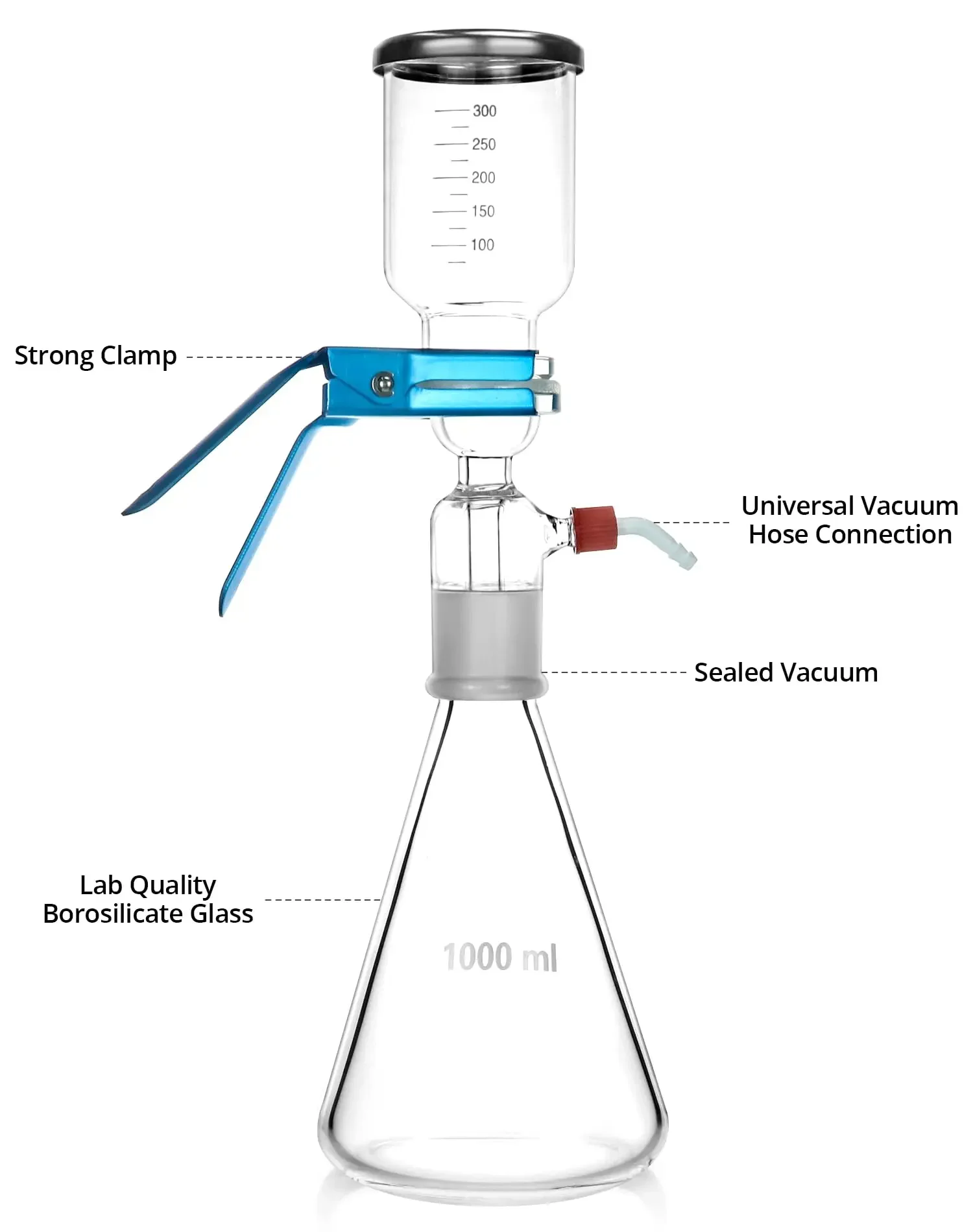 1000ml Vacuum Filter Apparatus Get Professional Grade Lab Glass Vacuum Filtration Distillation Solvent Filtration Apparatus