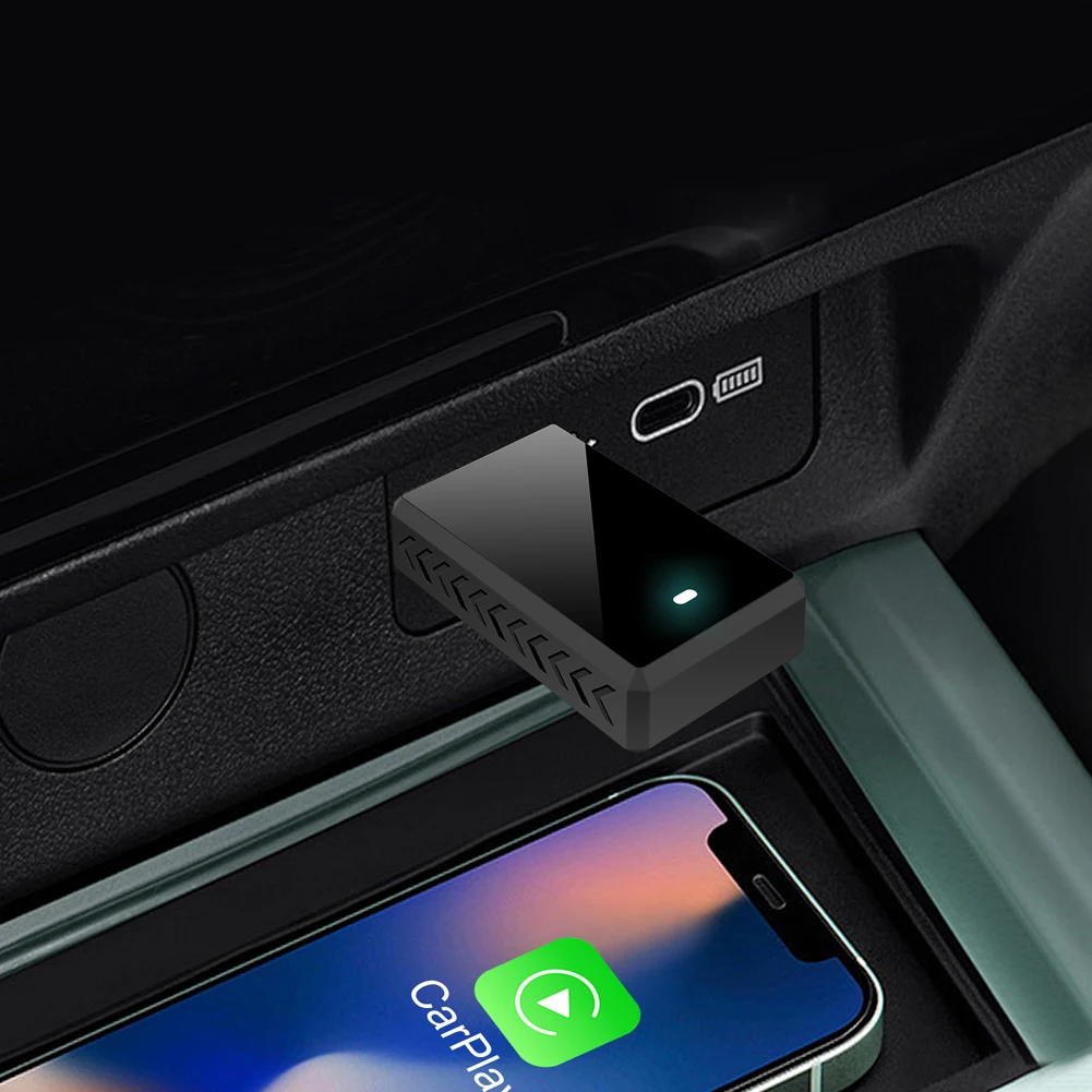 Wired To Wireless Carplay & Android Auto AI Box Bluetooth-Compatible 5.0 WiFi OTA Upgrade for OEM Wired Carplay Android Auto Car