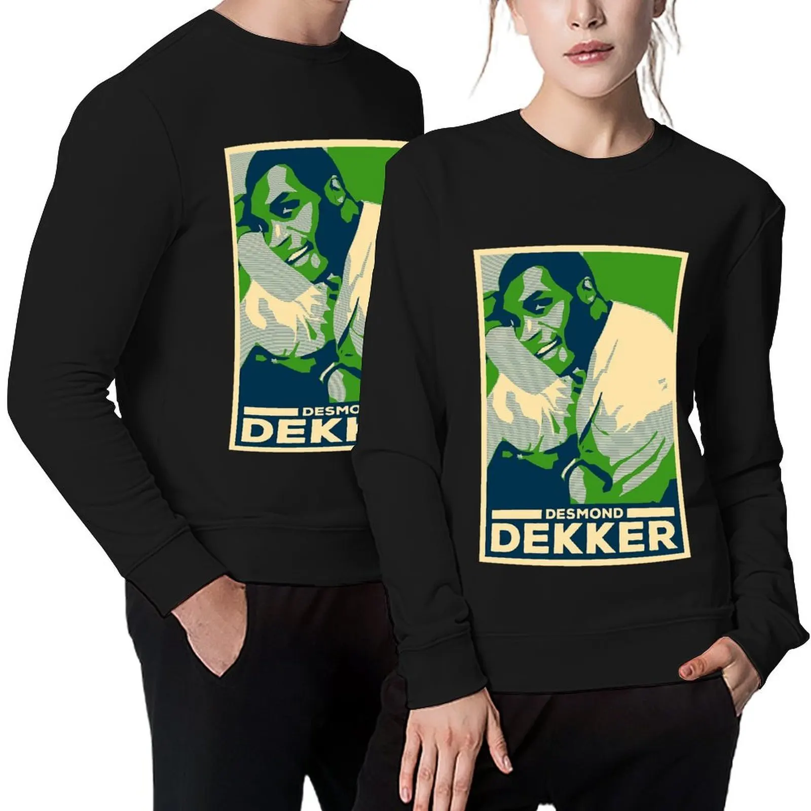 Famous Jamaican Reggae Musician Desmond Dekker: An Icon of HOPE in Jamaica Pullover men clothes men wear hooded sweatshirt