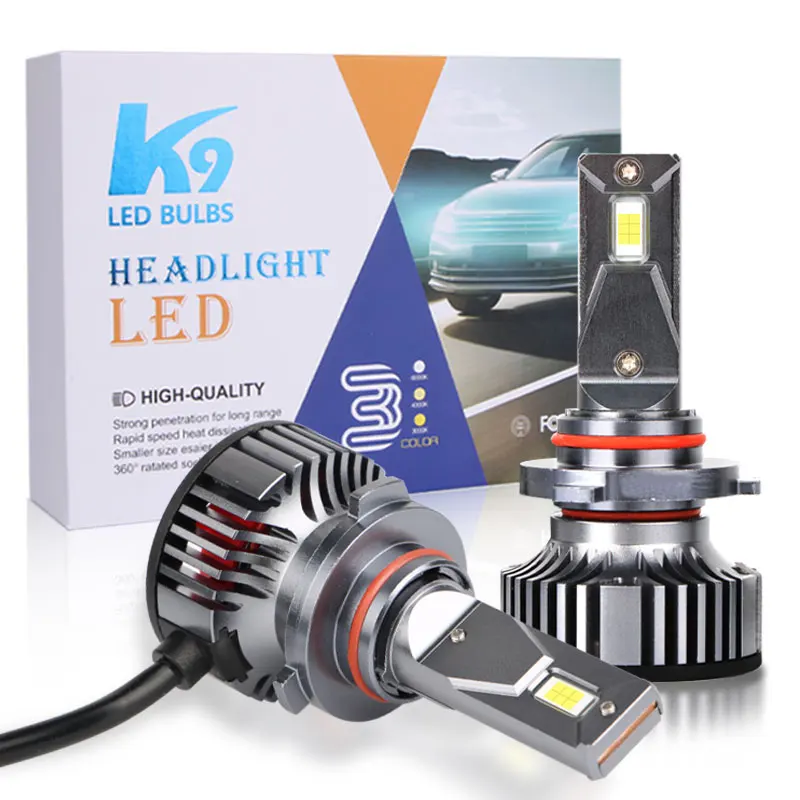 

K9 9005 HB3 Led Headlight H4 Llight Bulb H11 Car Headlights h7 Canbus Led Light 9006 Fog Lamp LED Headlights