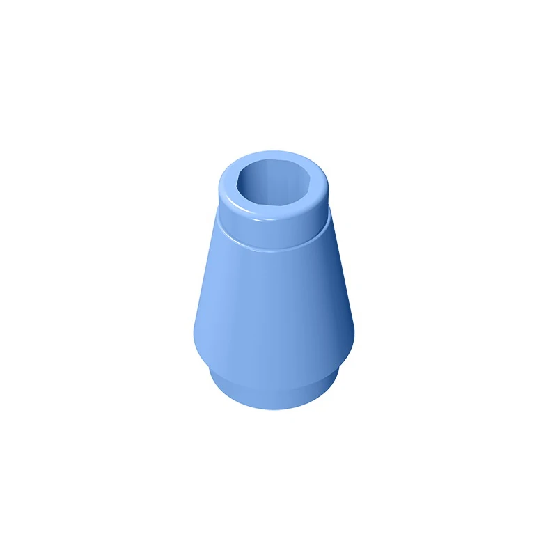 Gobricks MOC Cone 1x1 Top Groove Brick Compatible With 4589 6188 59900 64288 Building Blocks Parts DIY Educational Parts Toys