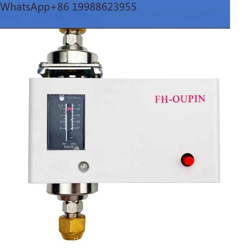 Central air conditioning water pressure differential controller chiller screw compressor oil pressure differential switch