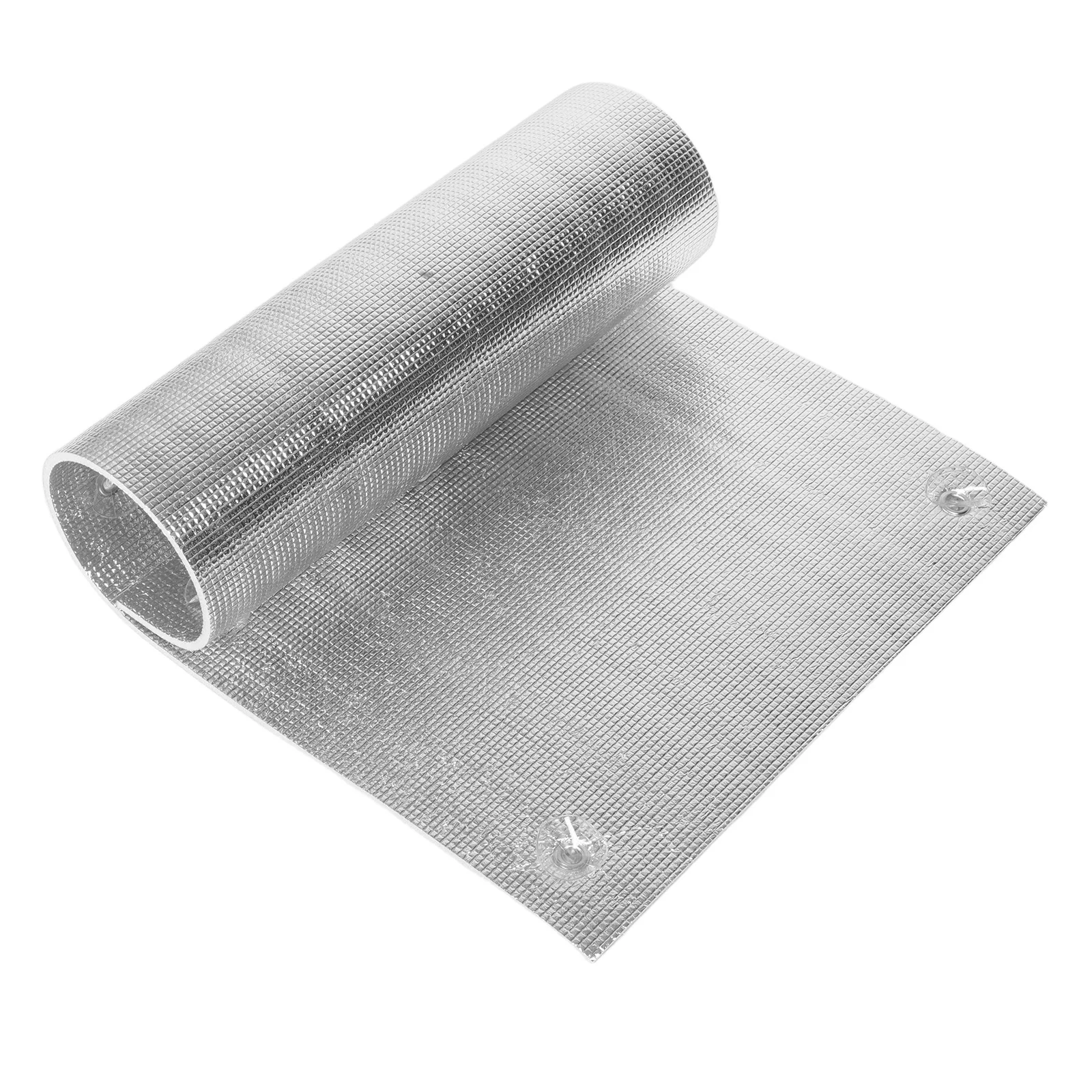 

50X90Cm Sunroom Protection Film Self Adhesive Aluminum Foil Window Cover Heat Shield Insulation Wrap For Windows Rv Garage Door